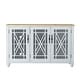 preview thumbnail 31 of 33, 2-Piece Floral Storage Buffet Sideboard Set - 55" & 38" in Width - 55" & 38" in Width