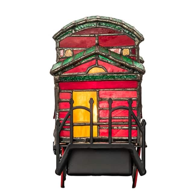 Meyda Tiffany 222395 Train Caboose 2 Light 9" Tall Novelty Specialty