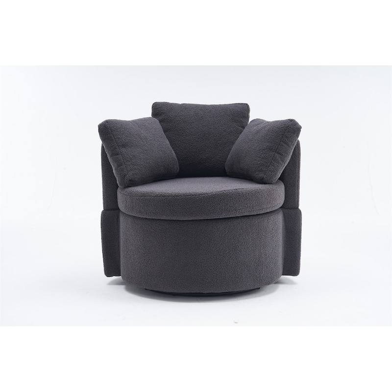 Teddy Fabric Swivel Chair