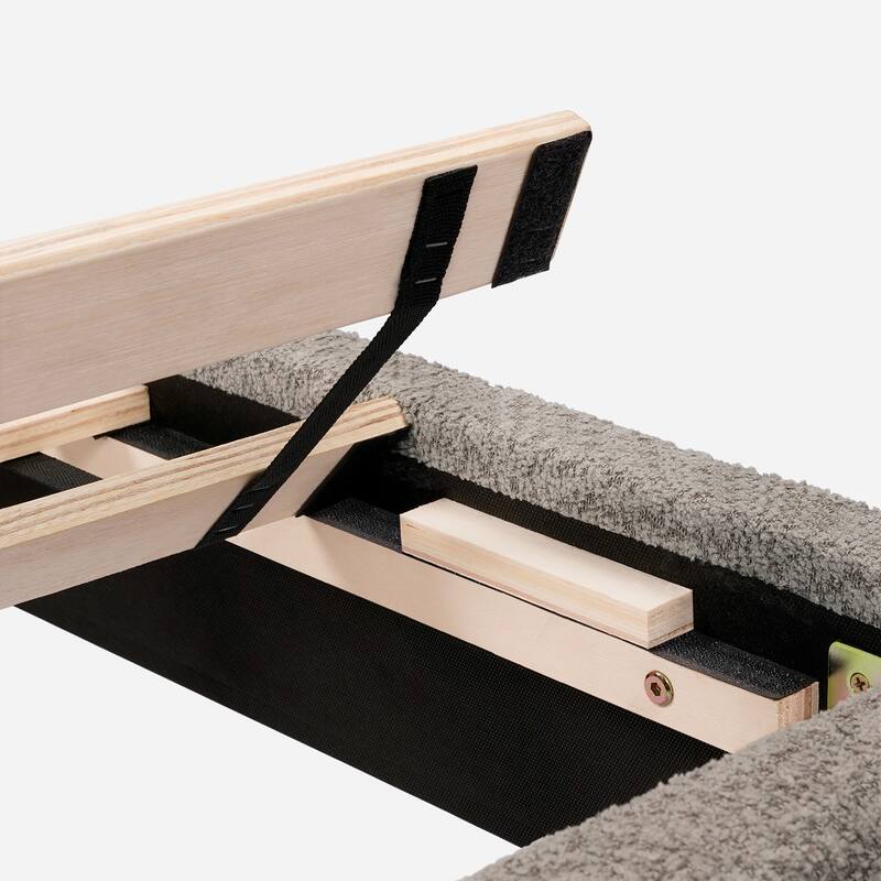 Morden Queen Size Upholstered Platform Bed