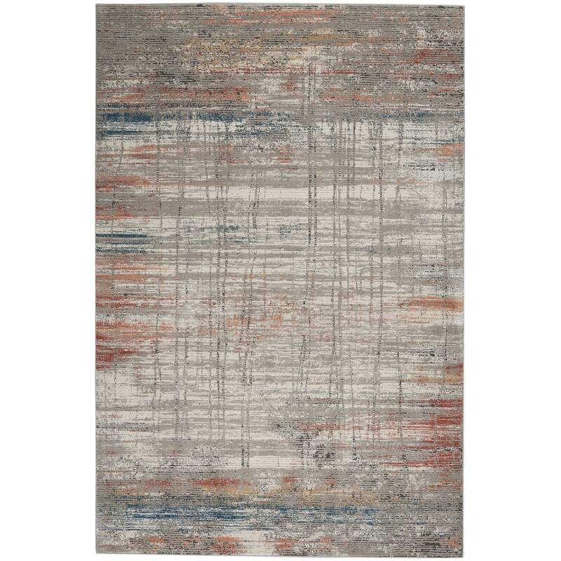 Nourison Rustic Textures Abstract Rustic Area Rug