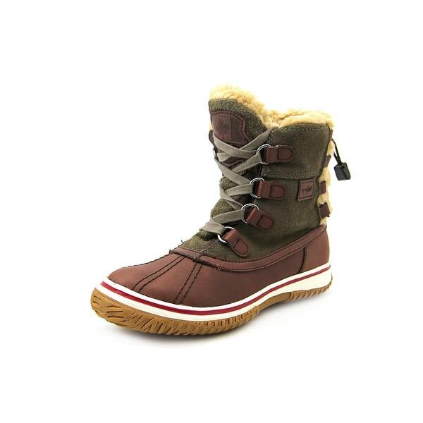 Shop Pajar Iceland Women Round Toe Leather Brown Winter Boot