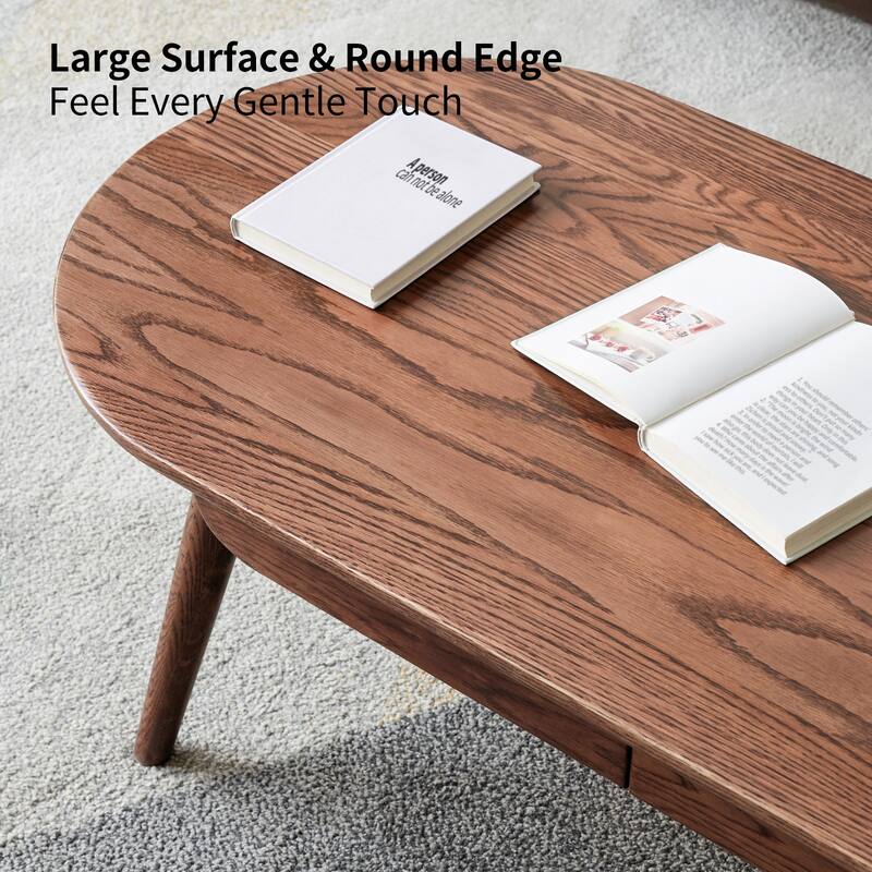Capsule centre table Low table Table with drawers 100% solid wood Top board Desk Coffee table