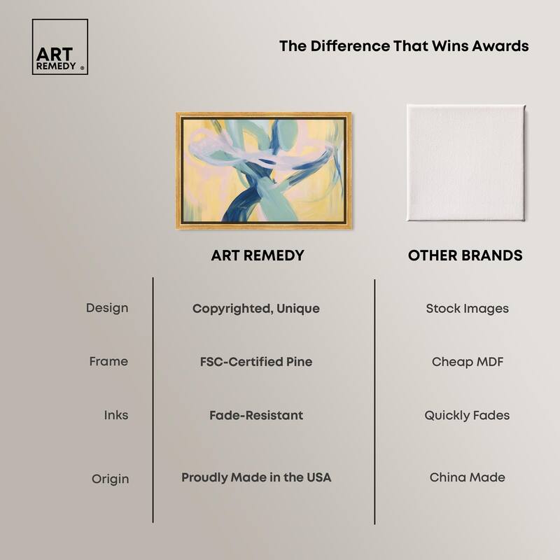 Entangled Embrace II Canvas by Art Remedy