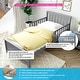 preview thumbnail 11 of 32, Max and Lily Twin Bed with Guard Rails
