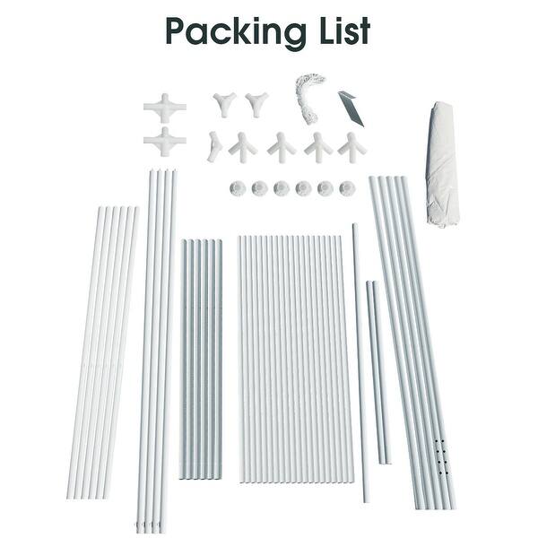 Featured image of post Costway 10'X20 Outdoor Canopy Party Wedding Tent : Palm springs 10 20 heavy duty polyester striped party tent gazebo with.