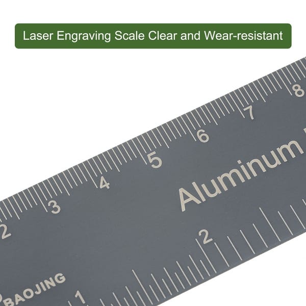 Dimension Ruler Guide Straight Ruler Inch Metric English Magnifier Measuring Tool - Bed Bath ...