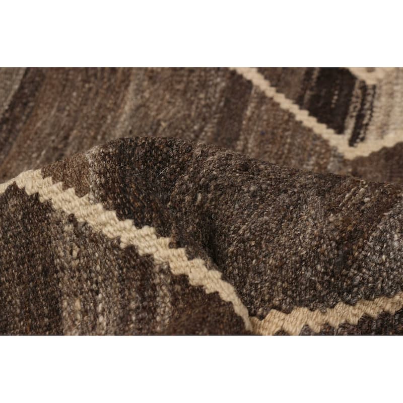 Sivas Brown Kilim 5'2" x 6'9" - 5'2 x 6'9