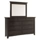 preview thumbnail 11 of 32, Ediline 9-Drawer Wood Modular Storage Dresser and Mirror by iNSPIRE Q Classic