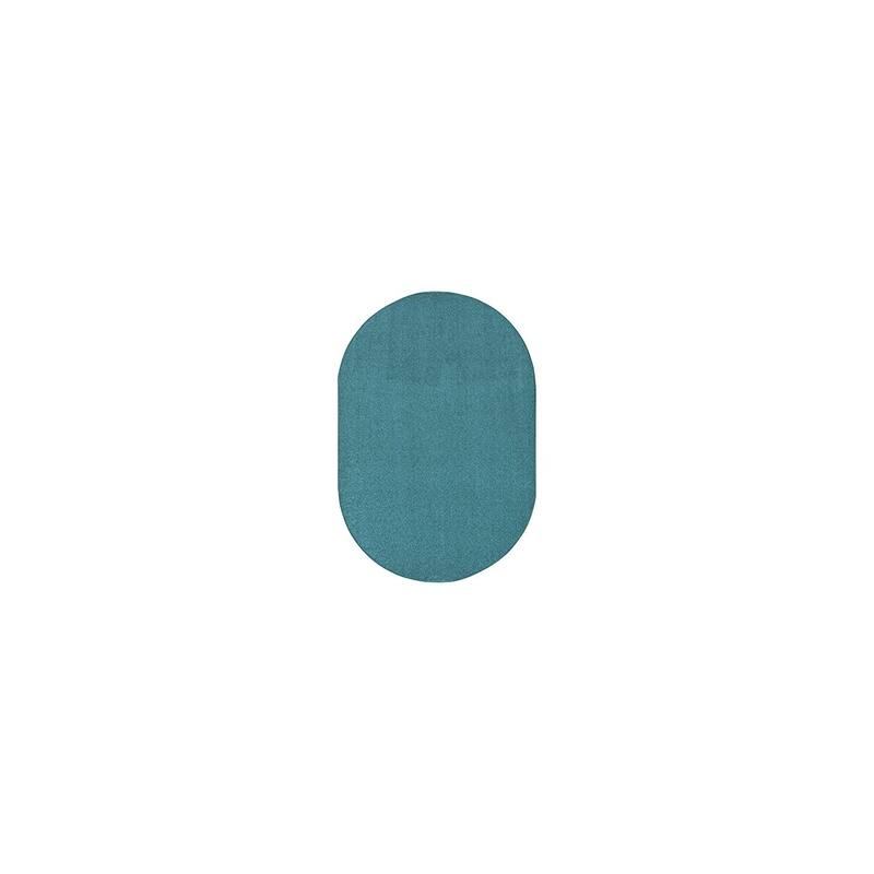 2'x7' area rug in Mint - durable soft decorative rug for home, living room & bedroom - 9'3" x 12'3"