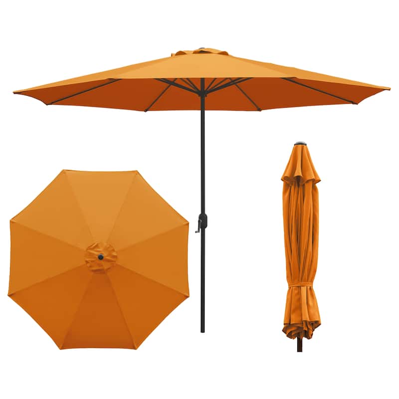 Maypex 11 Feet Round Market Patio Umbrella
