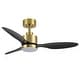 preview thumbnail 123 of 127, 52"/42" Black/Gold LED Ceiling Fan with Lights Remote(3-Blade)