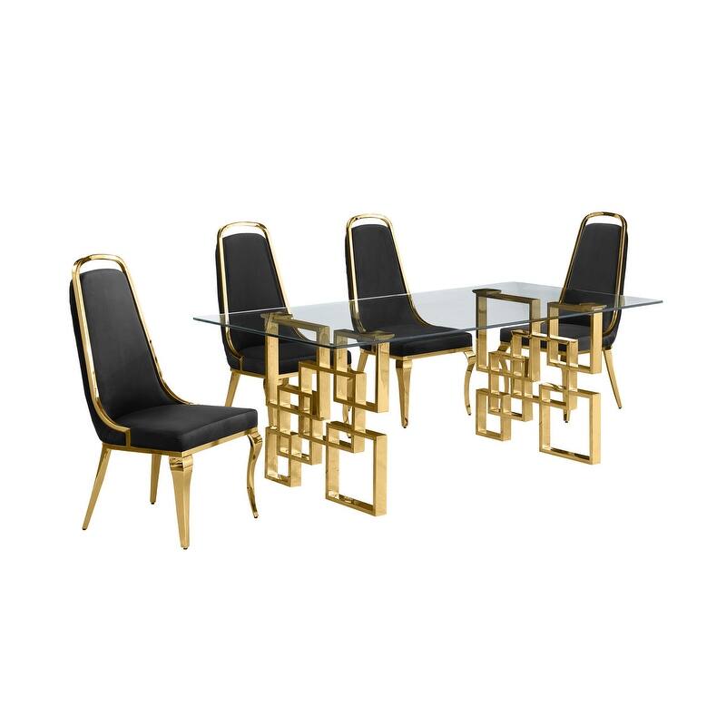 Best Quality Furniture Small Glass Table Dining Sets