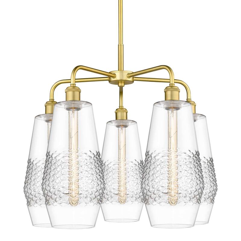 Innovations Lighting 516-5CR-22-25 Windham Chandelier Windham 5 Light