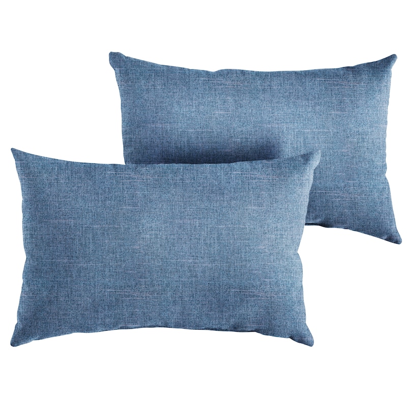 Blue Indoor/ Outdoor Pillow Set (Set of 2)