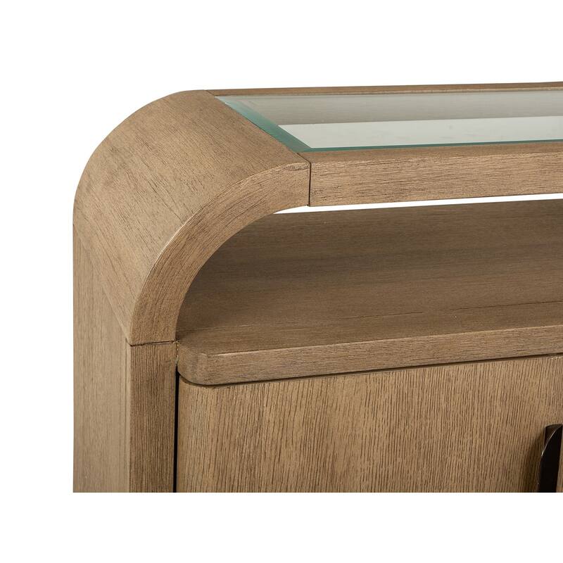 Magnussen Home Tristan Swiss Coffee Sideboard - 70''W x 18''D x 34''H