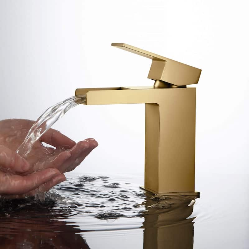 Waterfall Single Handle Bathroom Faucet