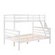 preview thumbnail 20 of 19, Twin over Full Bunk Bed with Ladder,Wooden Bunk Bed with High Guardrail and Ladder for Kids, Teens, Dorm Rooms, and Guest Rooms