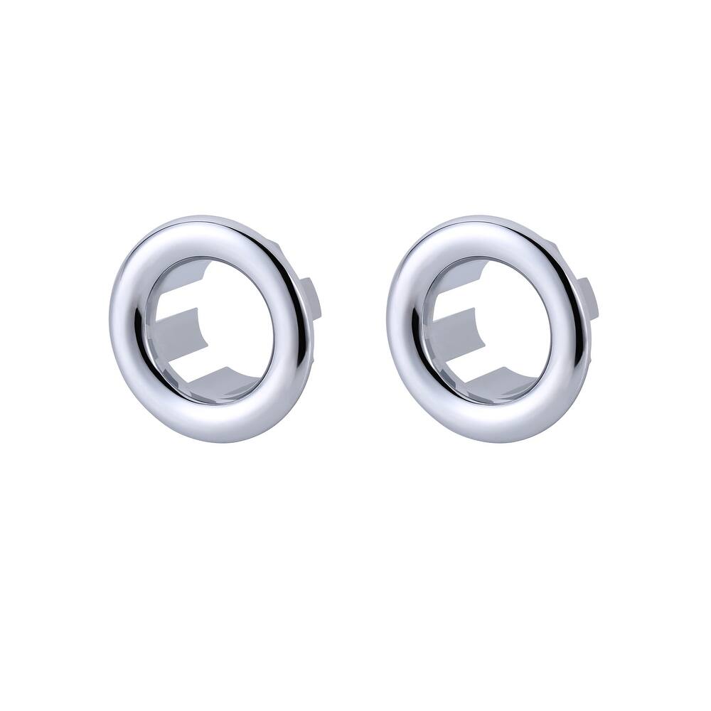 WOWOW 1.2 in. Sink Basin Trim Overflow Cover (2-Pack)
