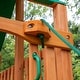 preview thumbnail 6 of 30, Gorilla Playsets Pioneer Peak Wooden Swing Set with Clatter Bridge and Tire Swing