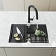 preview thumbnail 13 of 28, VIGO Mercer Single Bowl Stainless Steel Undermount Kitchen Sink with Accessories