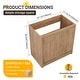 preview thumbnail 12 of 24, Beingnext 24"/30"/48" Freestanding Bathroom Vanity Cabinet with Soft Close Doors and 1 Adjustable Shelf (Without Sink)