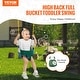 preview thumbnail 2 of 5, Toddler Swing Seat, High Back Full Bucket Baby Swing Seat with Coated Chains and Carabiners - 150 lbs High Load Capacity