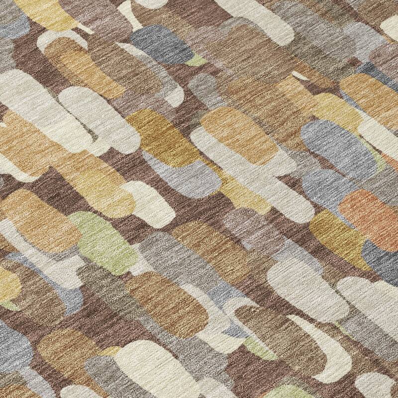 Machine Washable Indoor/ Outdoor Contemporary Drew Chantille Rug