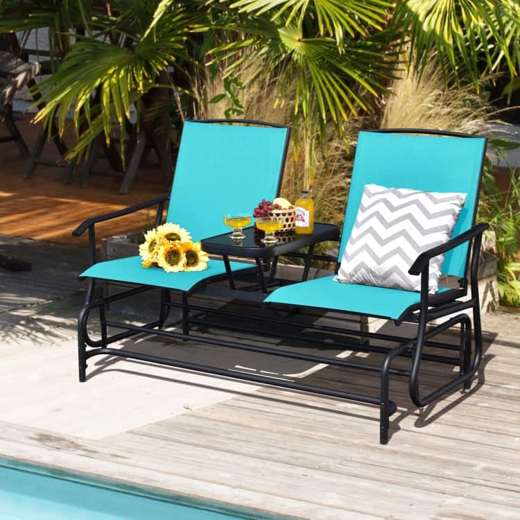 Comfortable 2-Person Loveseat for Patio and Garden - 57" x 28" x 38" (L x W x H)