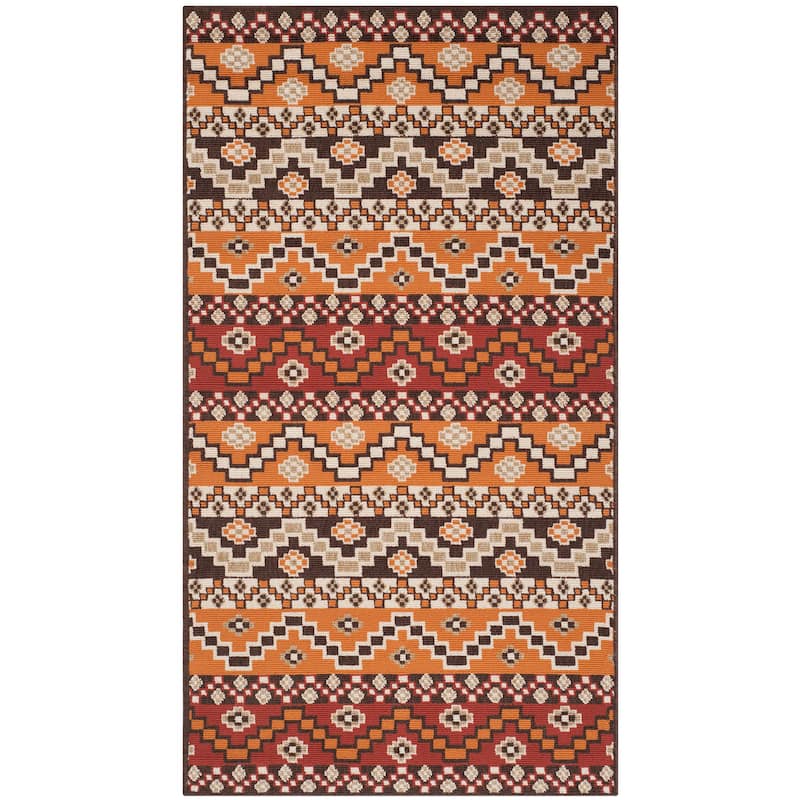SAFAVIEH Veranda Rudy Indoor/ Outdoor Waterproof Patio Backyard Rug