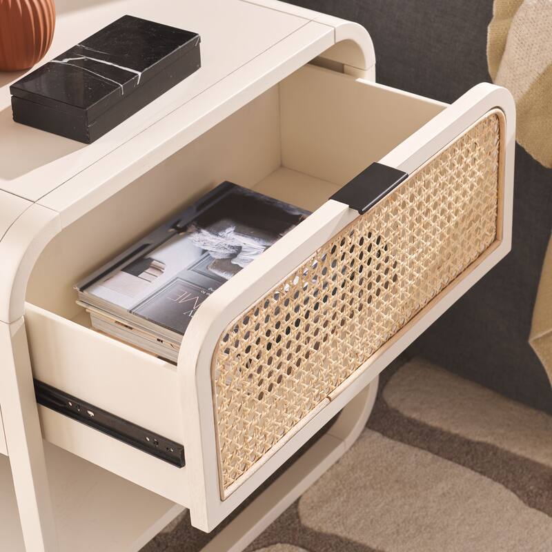 SAFAVIEH Odalys 1-Drawer Nightstand (Fully Assembled)