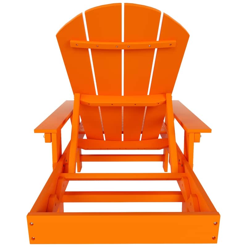 Polytrends Laguna All Weather Poly Pool Outdoor Chaise Lounge with