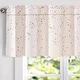preview thumbnail 6 of 10, DriftAway Harper Ink Floral Pattern Window Valance - 2 Pack