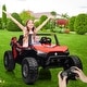 preview thumbnail 14 of 40, 24V Kids UTV 2 Seater Ride On Car with One More Foldable Seat