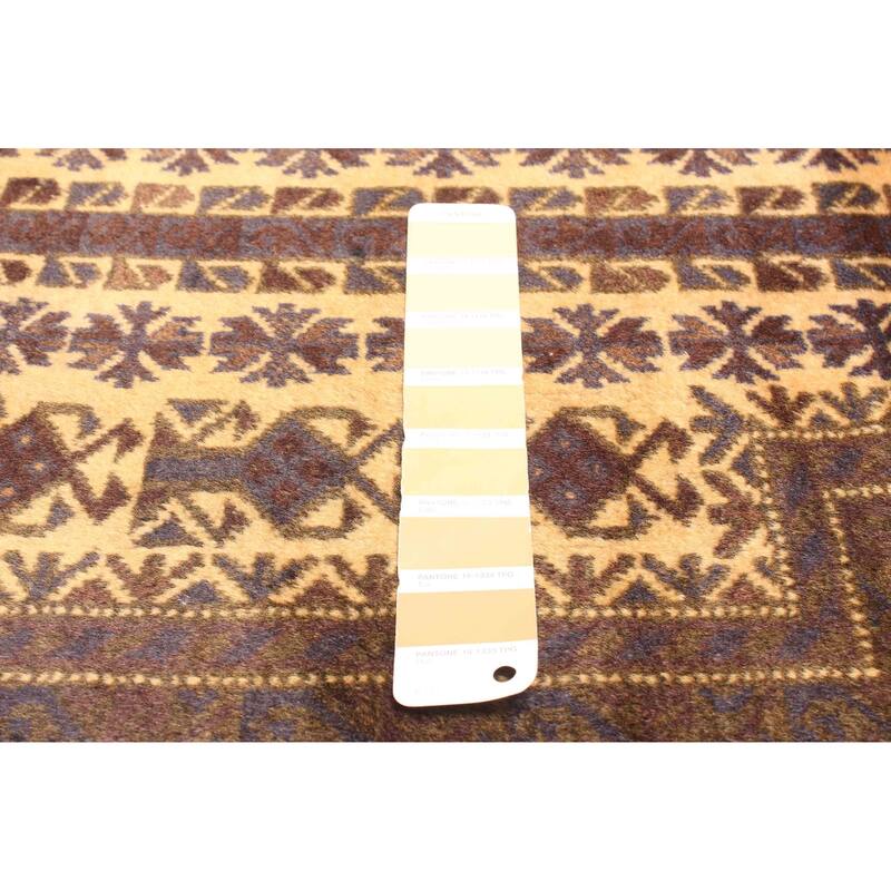 ECARPETGALLERY Hand-knotted Teimani Beige Wool Rug - 3'2 x 5'2