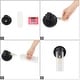 preview thumbnail 28 of 26, LNC Modern Farmhouse Clear Glass Wall Sconce Black Gold Silver Bathroom Vanity Lighting - W 4.7" x H 9.6" x D 4.5"