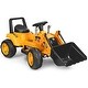 preview thumbnail 2 of 4, Kids Ride On Excavator Digger 6V Battery Powered Tractor -Yellow - 47.5" x 21.5" x 21.5" (L x W x H)
