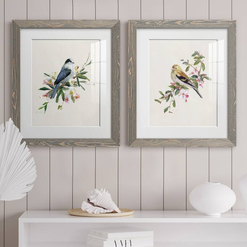 Spring Song Gray Jay-Premium Framed Print - Ready to Hang