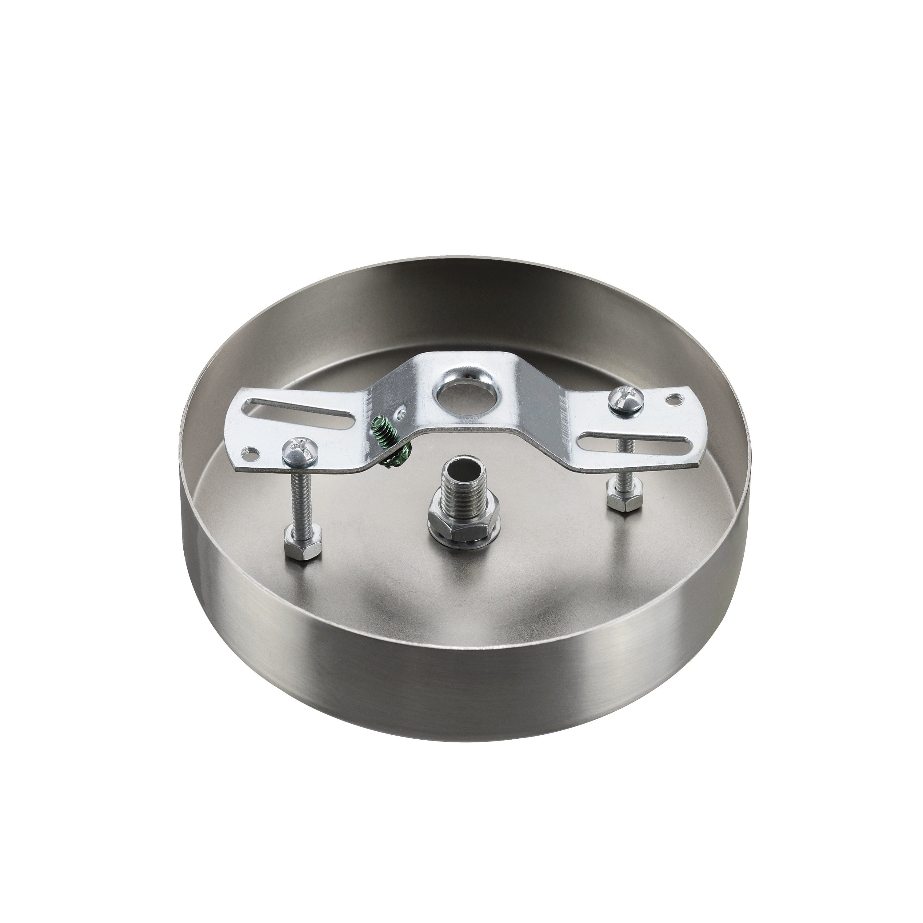 Aspen Creative Canopy Kit Chandelier & Light Fixture Accessories, Satin Nickel Brushed Nickel