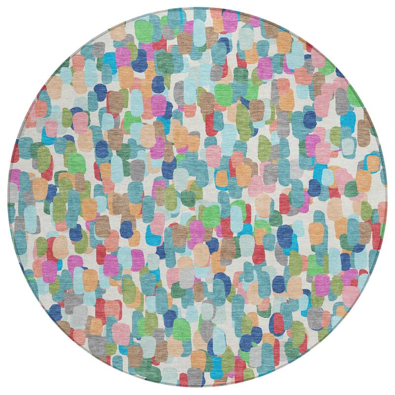 Machine Washable Indoor/ Outdoor Contemporary Drew Chantille Rug