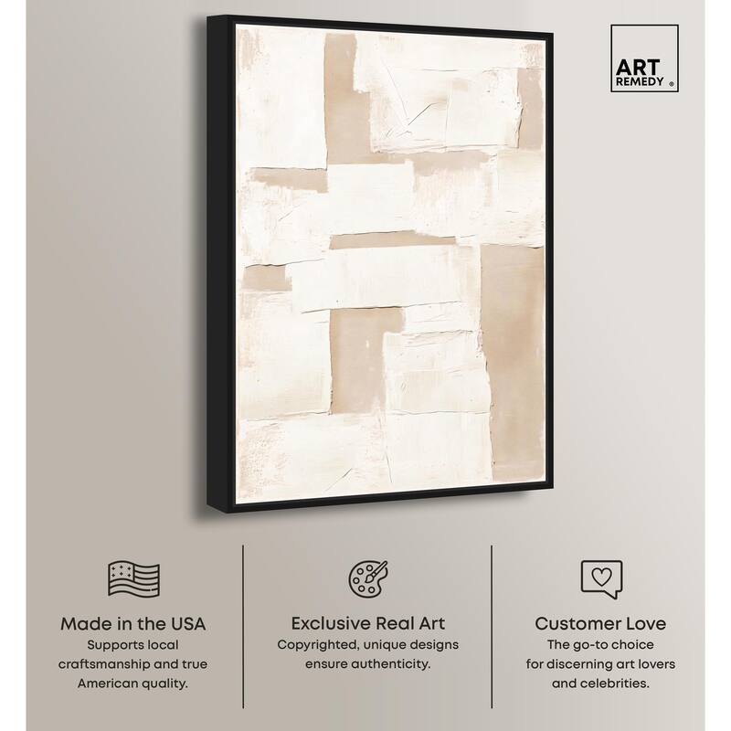 Plastered Planes III Canvas by Art Remedy