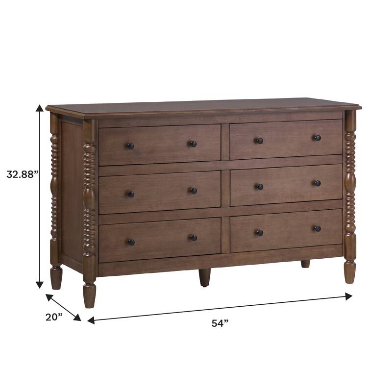 Walker Edison Queen Bed with Dresser and 2-Drawer Nightstand Bedroom Set