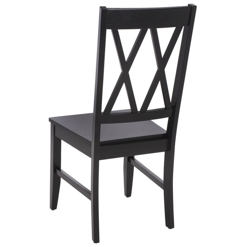 SAFAVIEH HOME Yana Double X-Back Side Chair - 18"W x 22"D x 39"H
