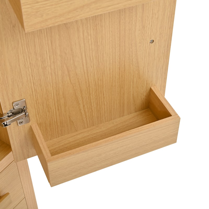 Christopher Knight Home - Linda 70" Kitchen Pantry Cabinet with Adjustable Shelves, 3 Drawers & 6 Door Racks