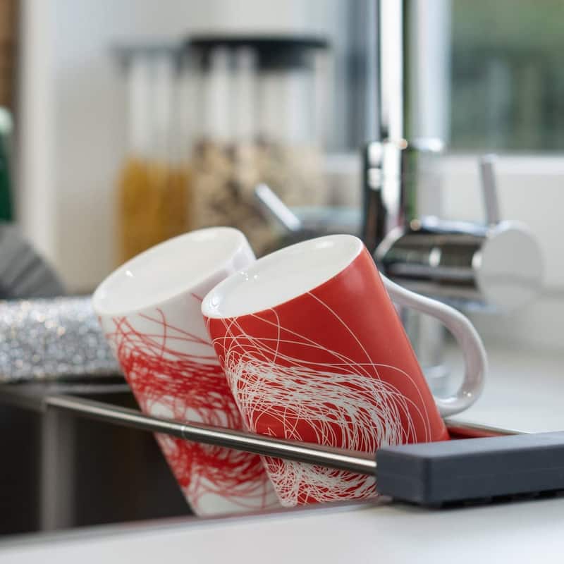 Sanni Shoo drip.it Stainless Steel Multifunctional Kitchen Sink Caddy, Drainer & Organizer