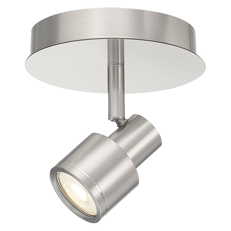 Access Lighting Lincoln 1-light Brushed Steel LED Track Spot Light