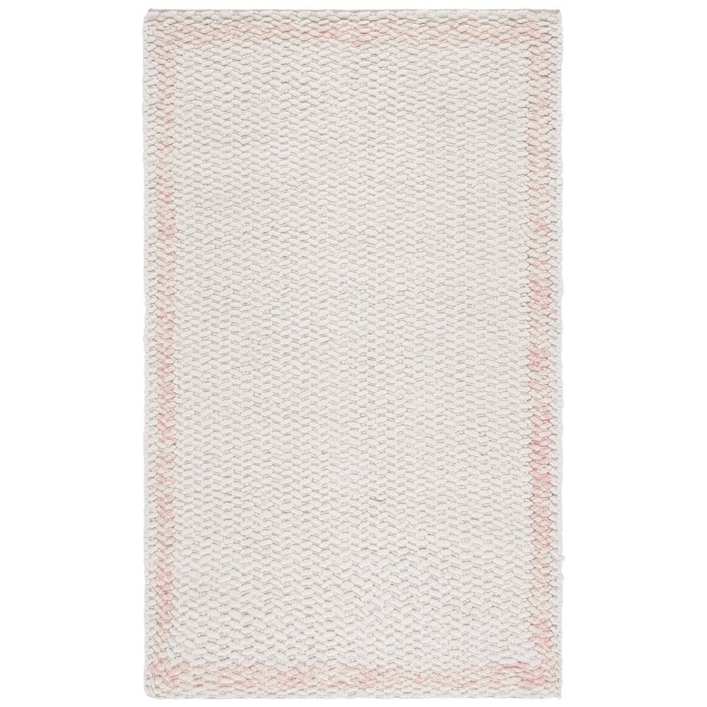 SAFAVIEH Handmade Natura Ricia Border Wool Rug