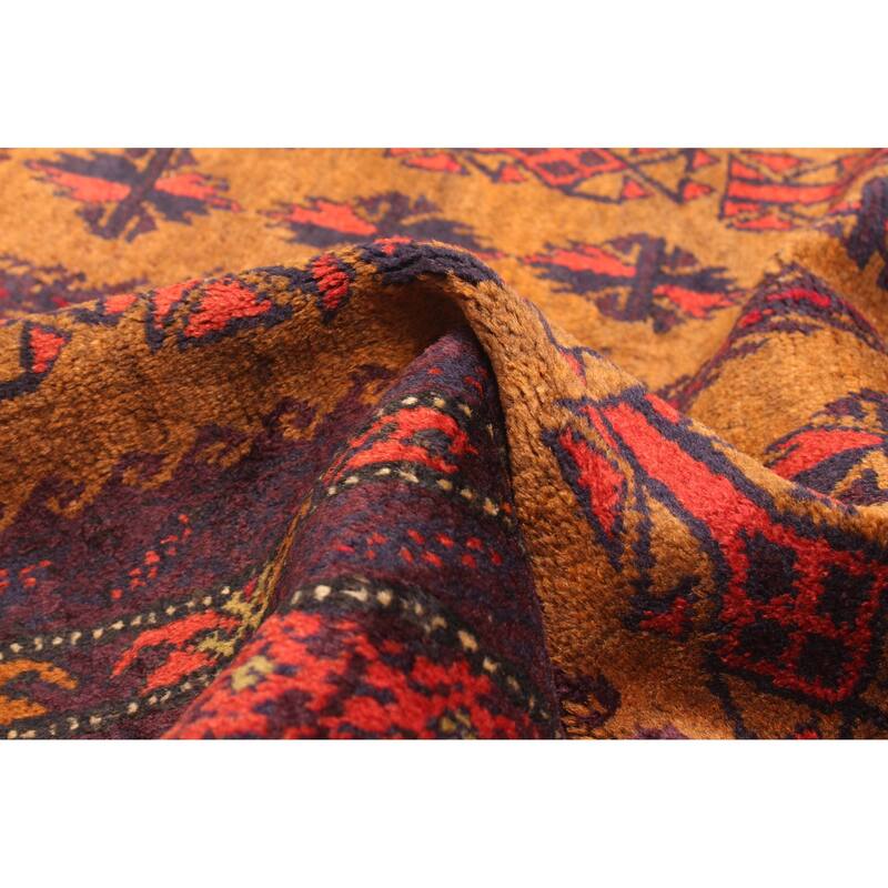 ECARPETGALLERY Hand-knotted Teimani Light Brown Wool Rug - 2'9 x 4'0