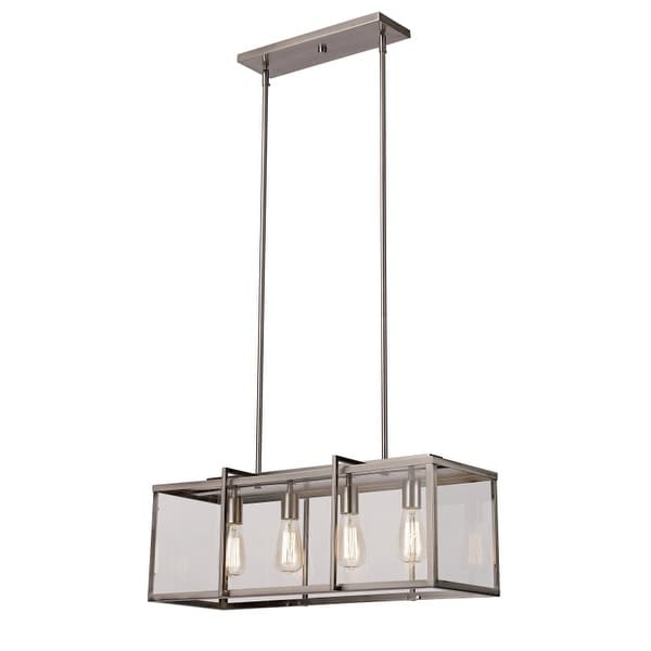 Trans Globe Lighting 10214 Boxed 4 Light Adjustable Linear Chandelier