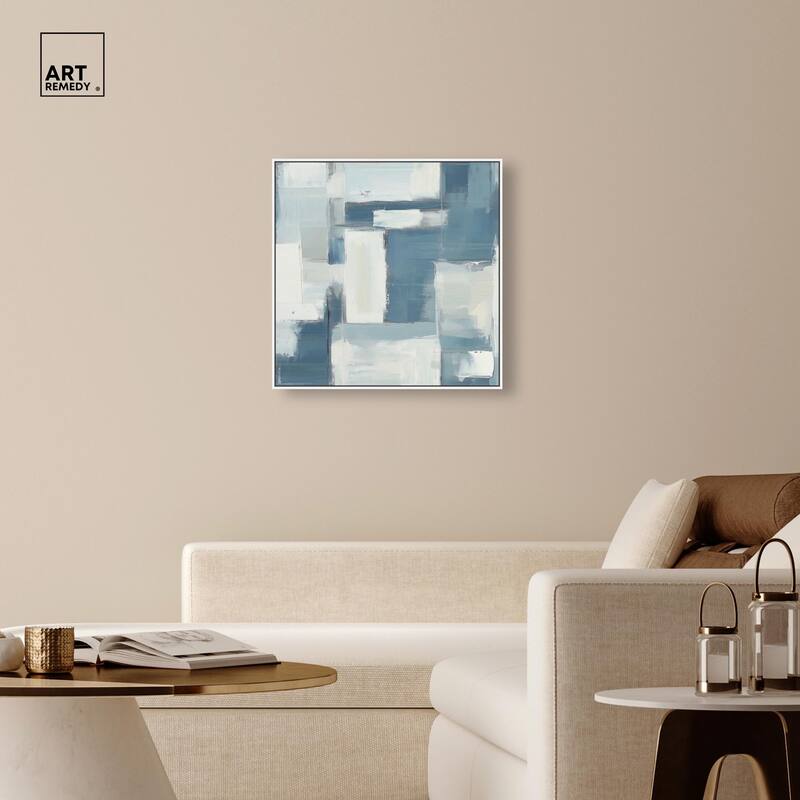 Deconstructed Blue III Canvas by Art Remedy